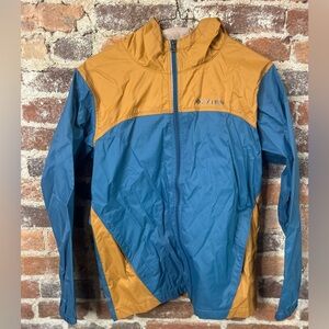 Columbia Boy’s Blue and Tan Rain Jacket